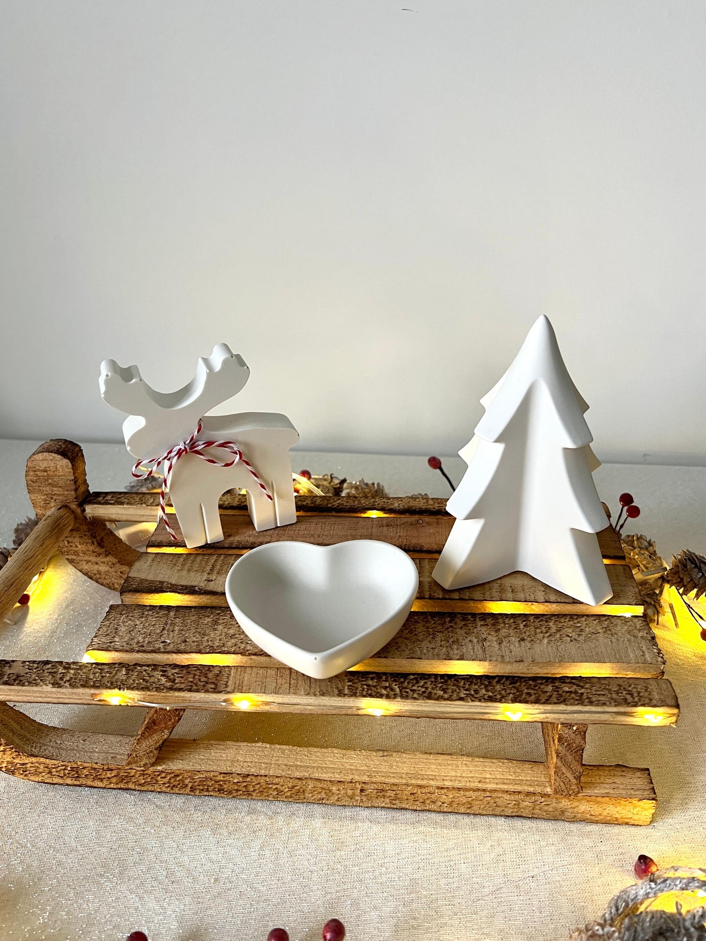 Christmas Heart Trio Set