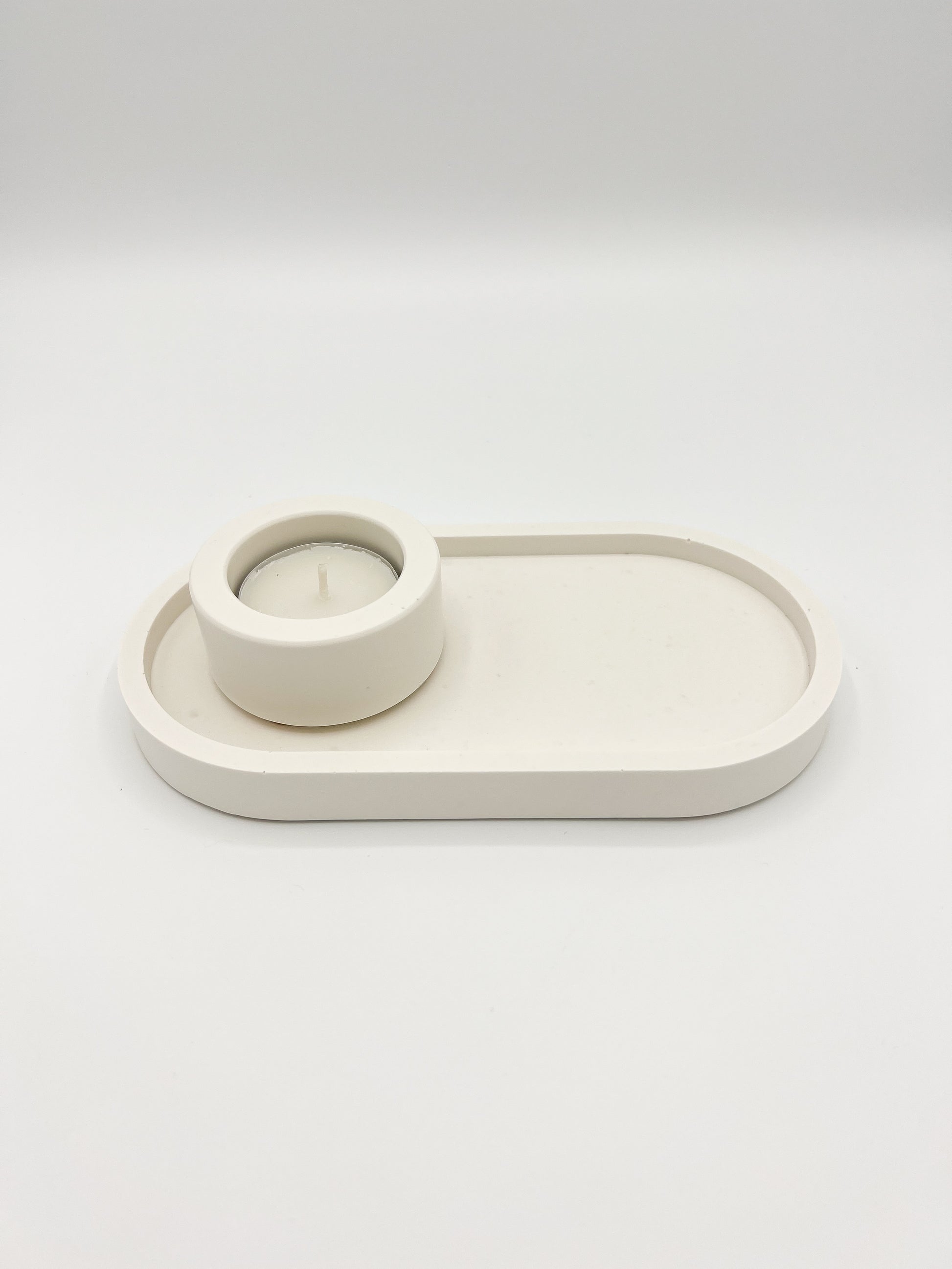 Oval Tray & Tea Light Holder Set – Tint Studio